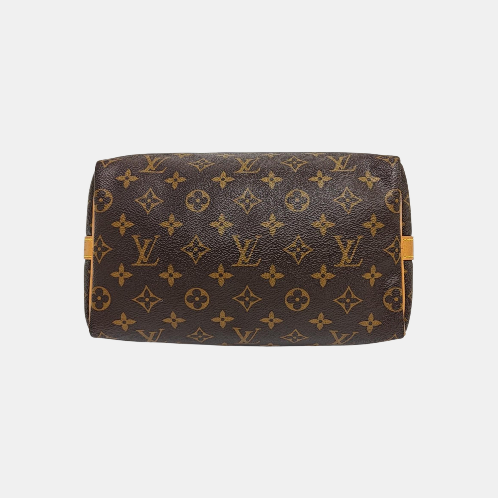 SPEEDY 25 Monogram Coated Canvas Brown