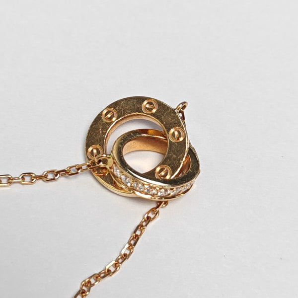 LOVE 18k Rose Gold Necklace