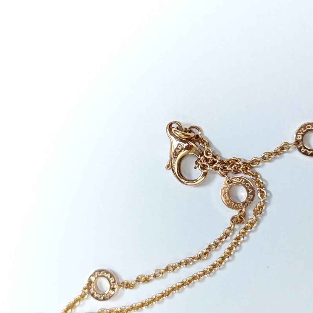 B.ZERO1 18k White Gold Rose Gold Necklace