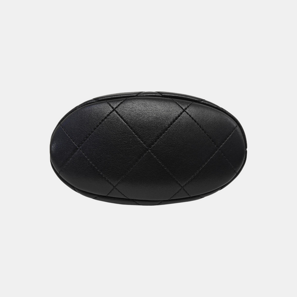 COCO LOVE Quilted Lambskin Black