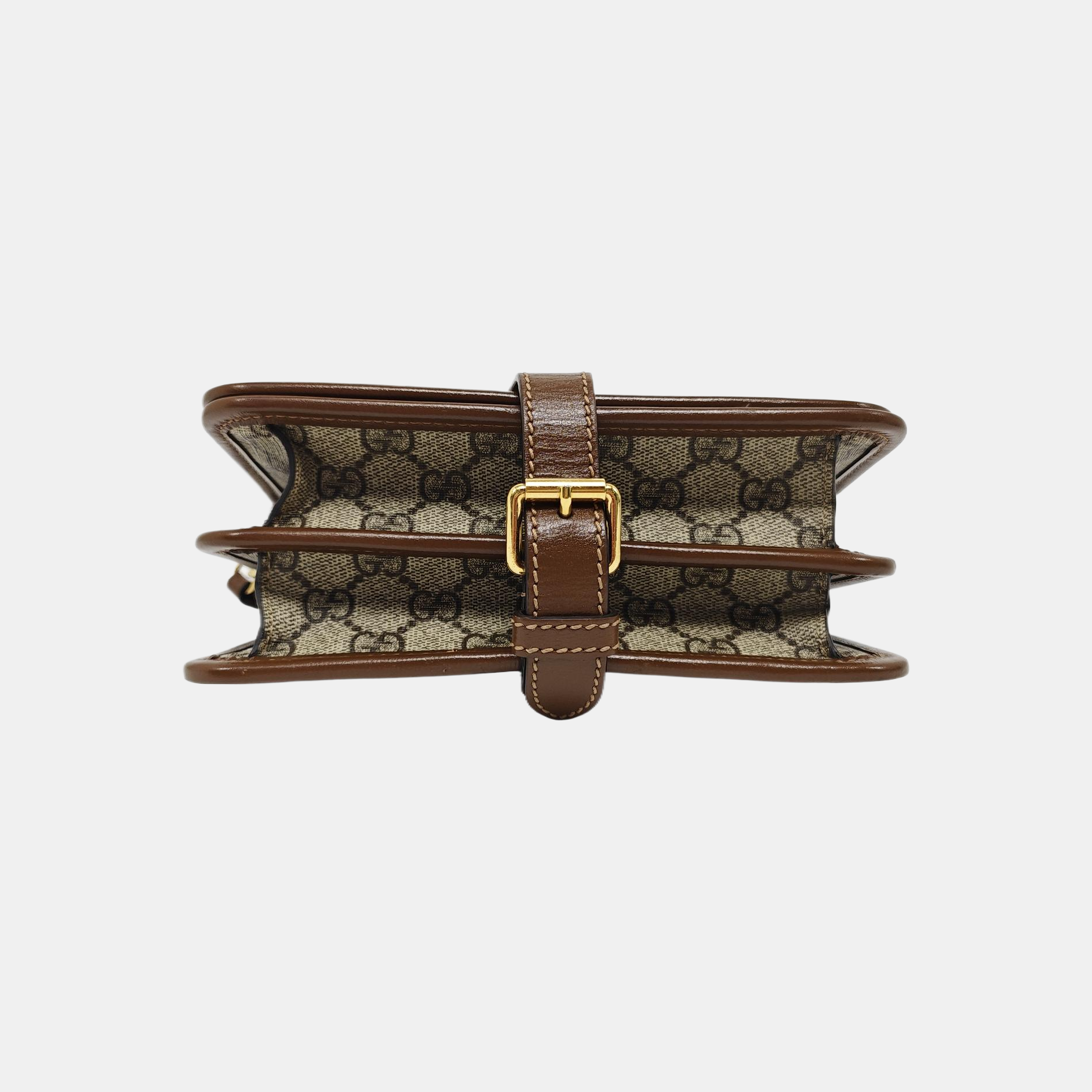 Retro Mini Monogram Coated Canvas Beige