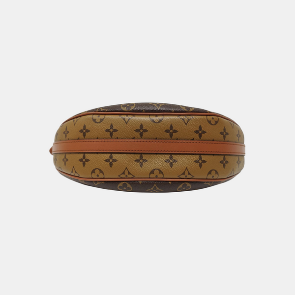 LOOP HOBO Monogram Coated Canvas Brown