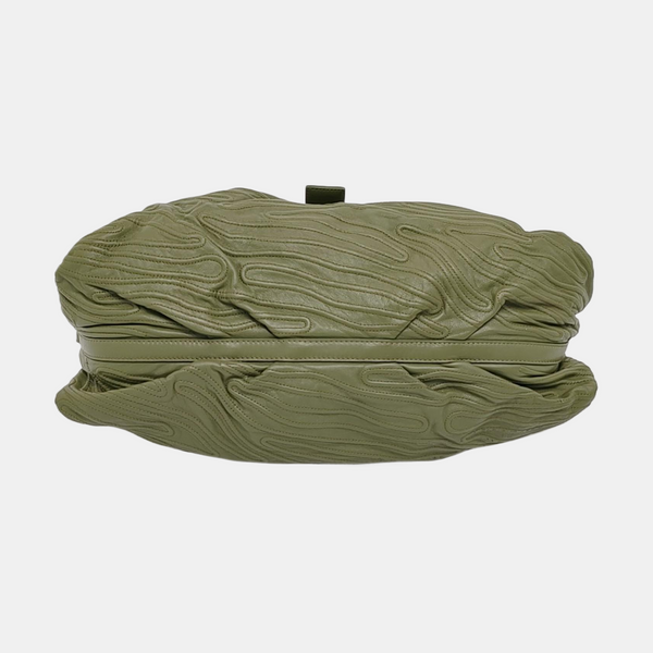 CHANDRA Quilted Calfskin Green