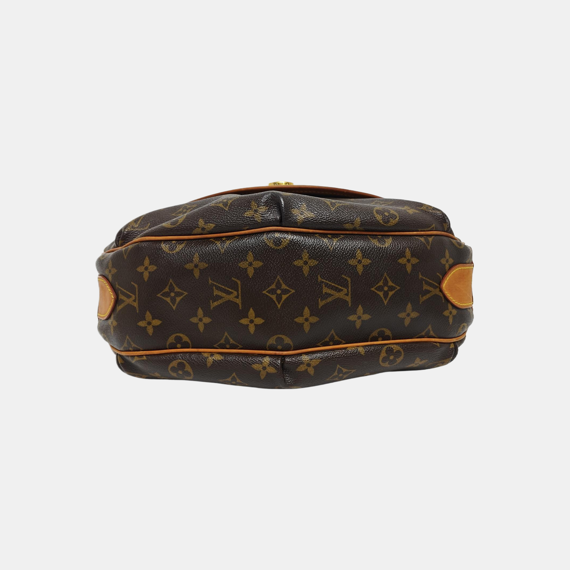 TULUM GM Monogram Coated Canvas Brown