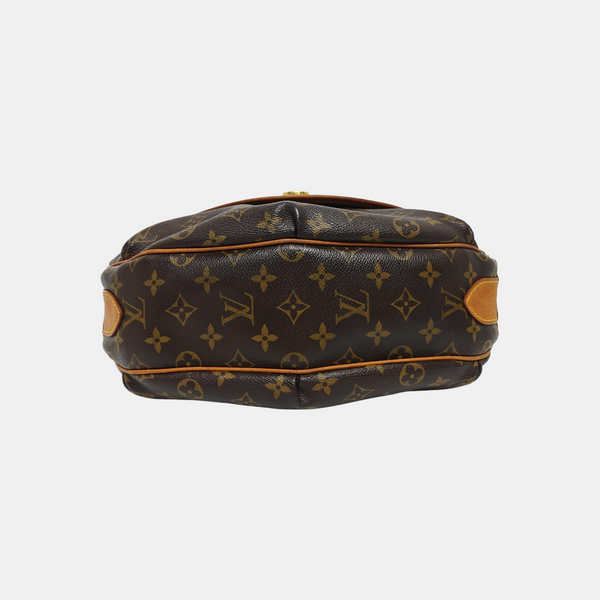 TULUM GM Monogram Coated Canvas Brown