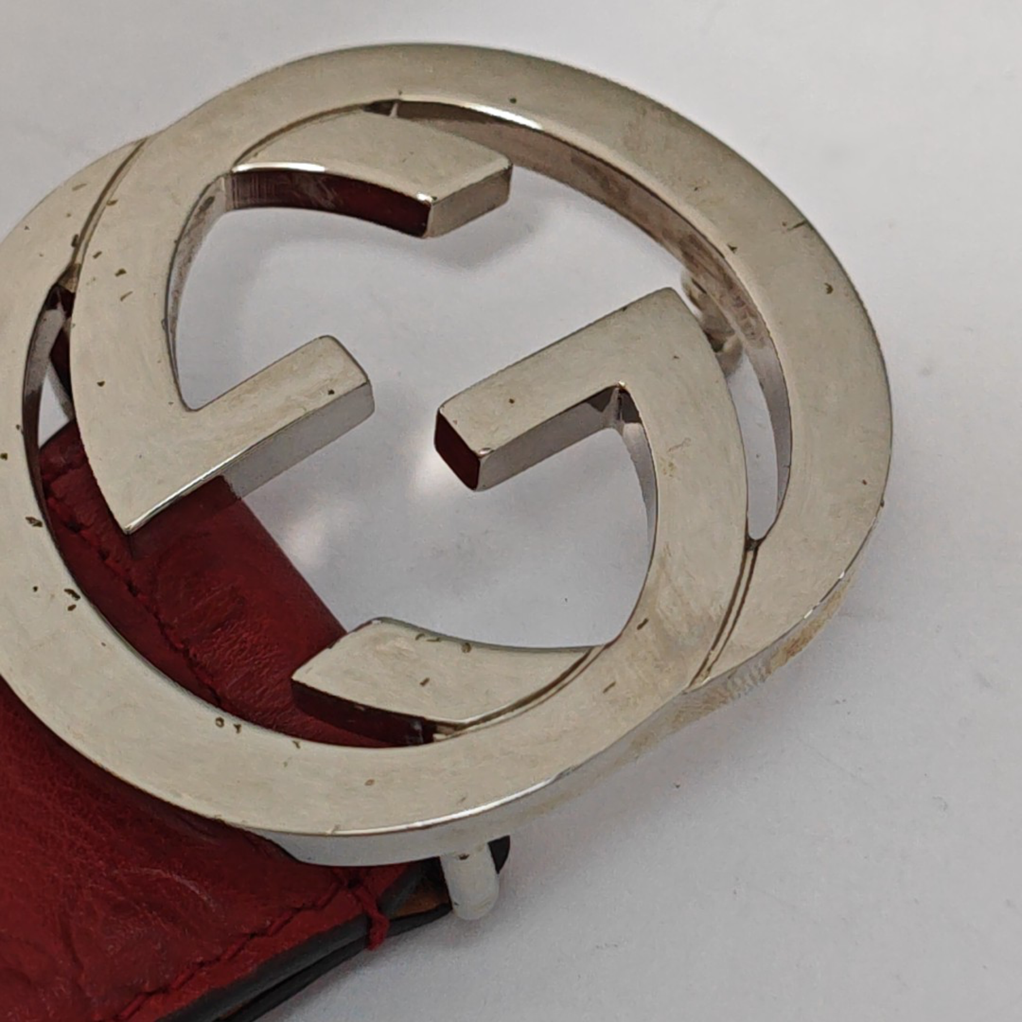 Leather Belt Red