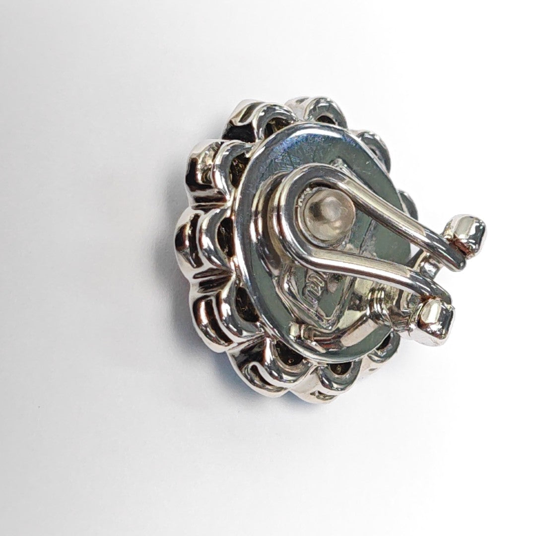 Metal Multicolor Stud Earrings