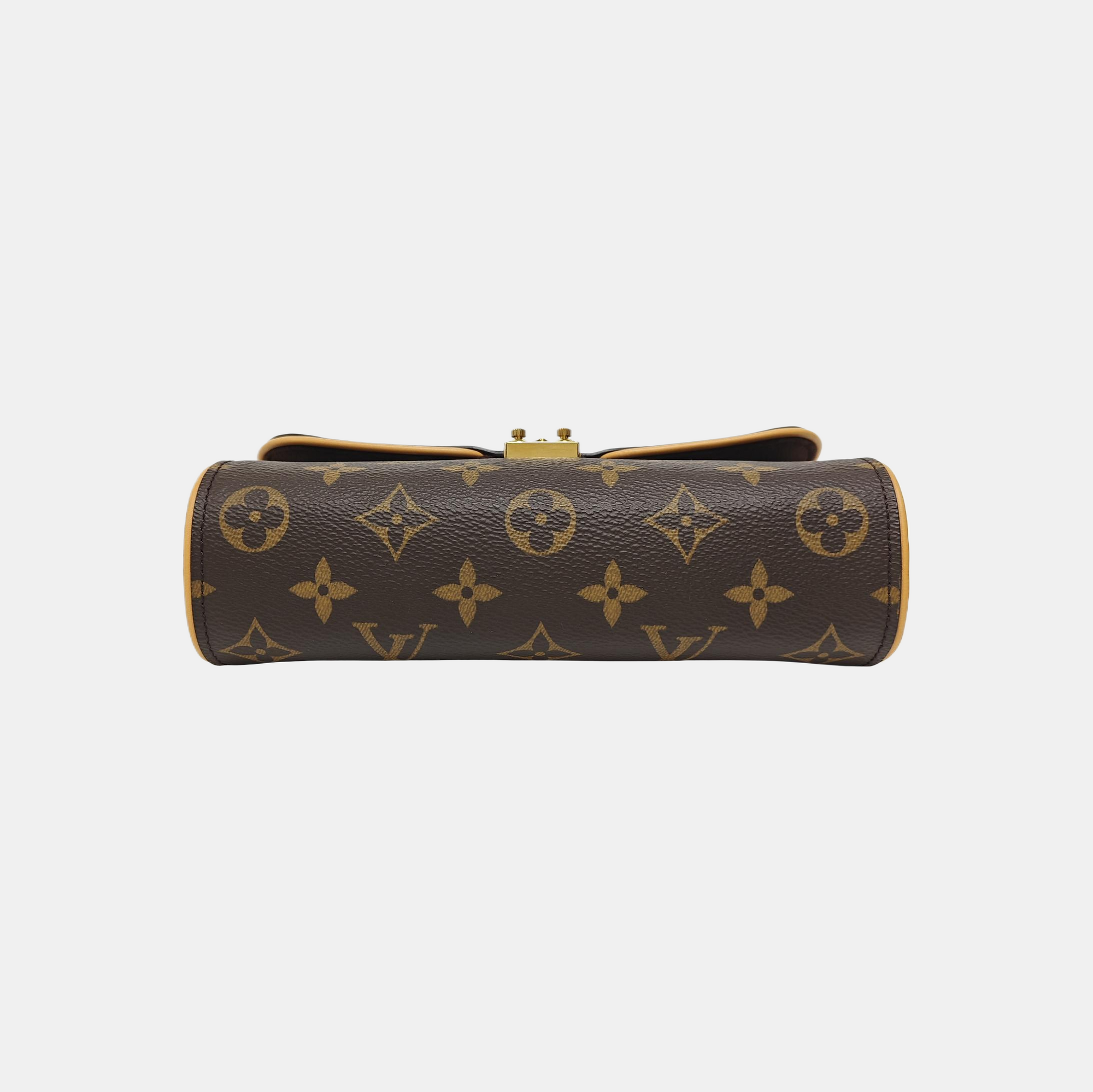 Pochette Camille Monogram Coated Canvas Brown