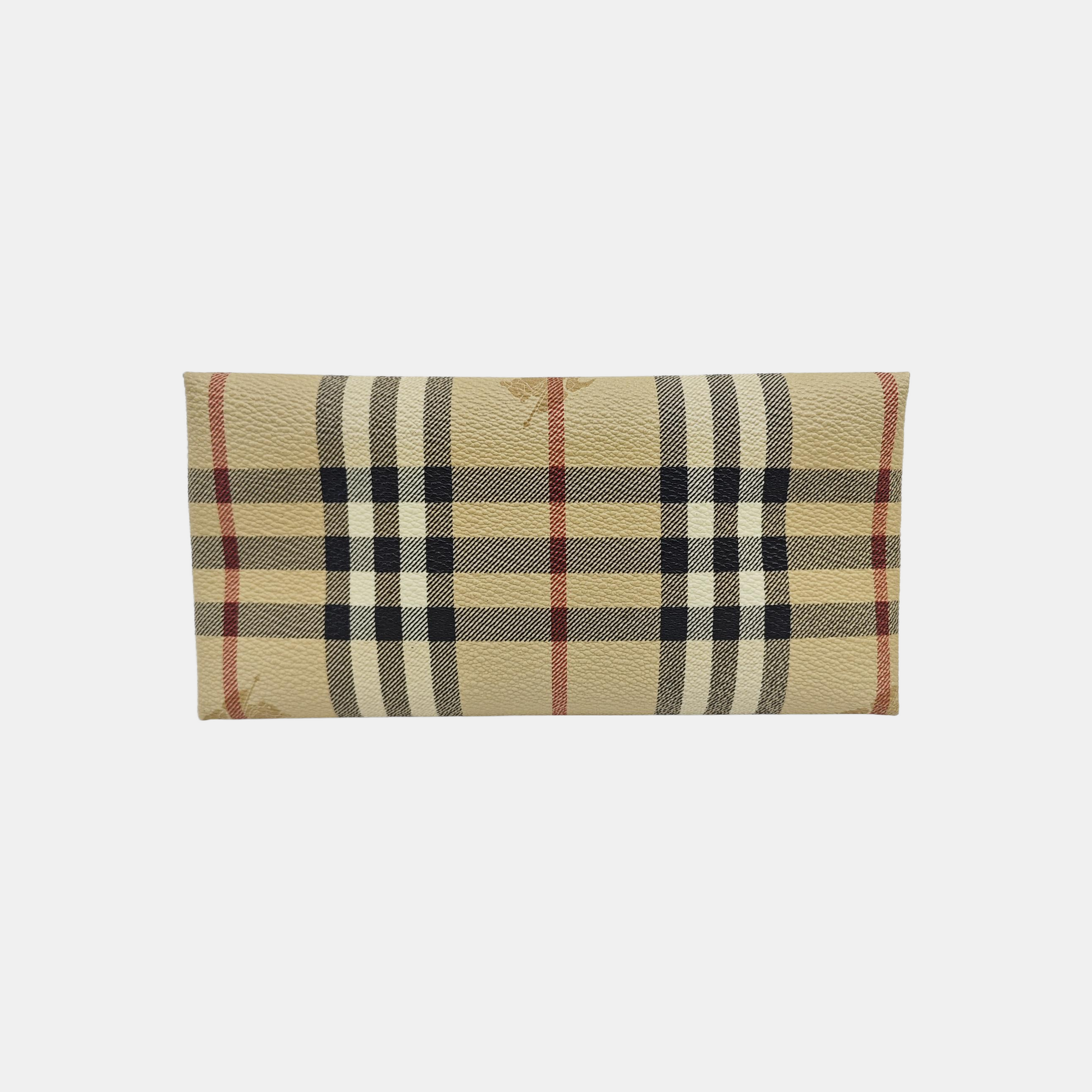 Coated Canvas Tote Bag Beige