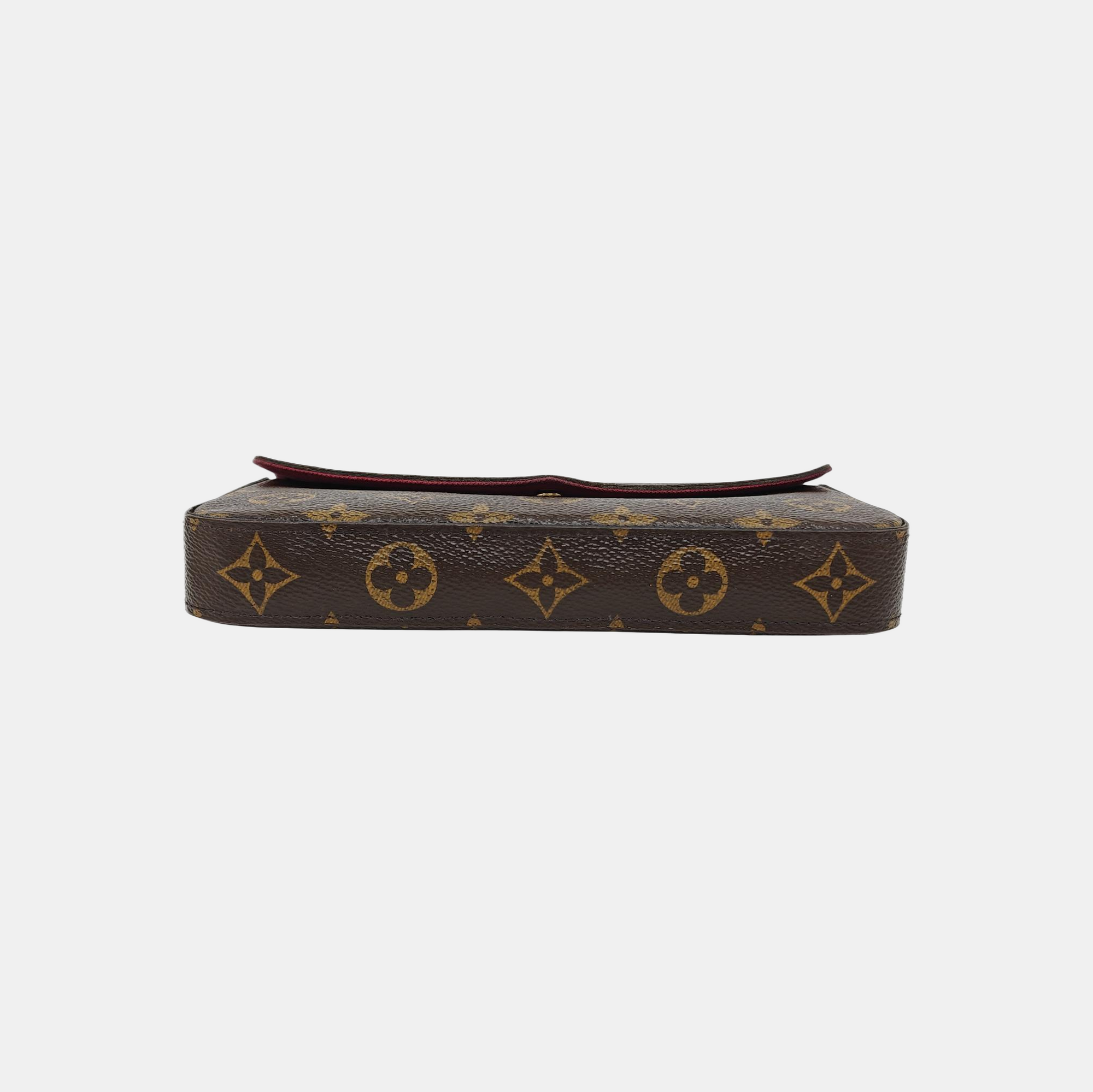 FÉLICIE Monogram Coated Canvas Brown