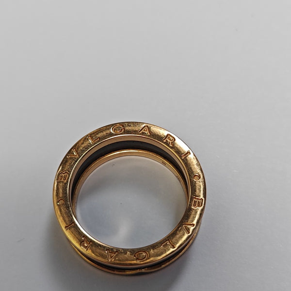 B.ZERO1 18k Rose Gold Ring EU 59