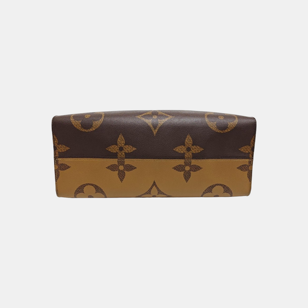 ONTHEGO GM Monogram Coated Canvas Brown