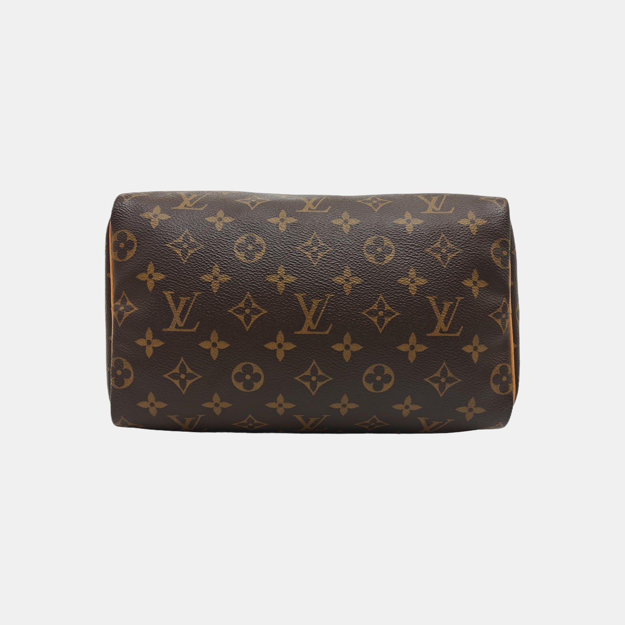SPEEDY 25 Monogram Coated Canvas Brown