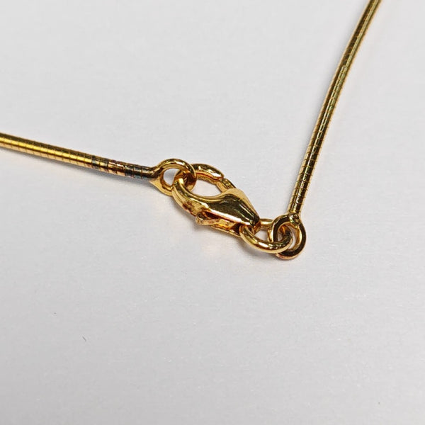 Cage D'h 925 Sterling Silver Gold Necklace