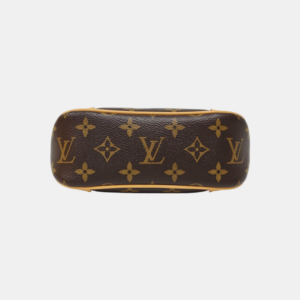 BOULOGNE Nano Monogram Coated Canvas Brown
