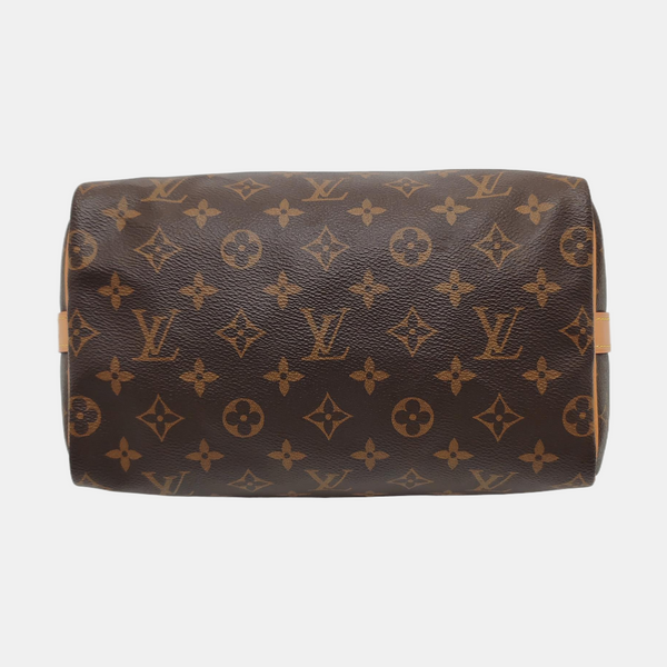 SPEEDY 25 Monogram Coated Canvas Brown