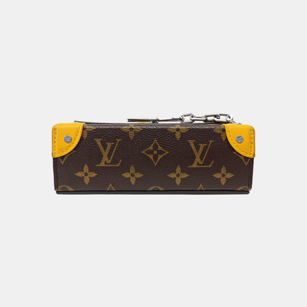 SOFT TRUNK Mini Monogram Coated Canvas Brown