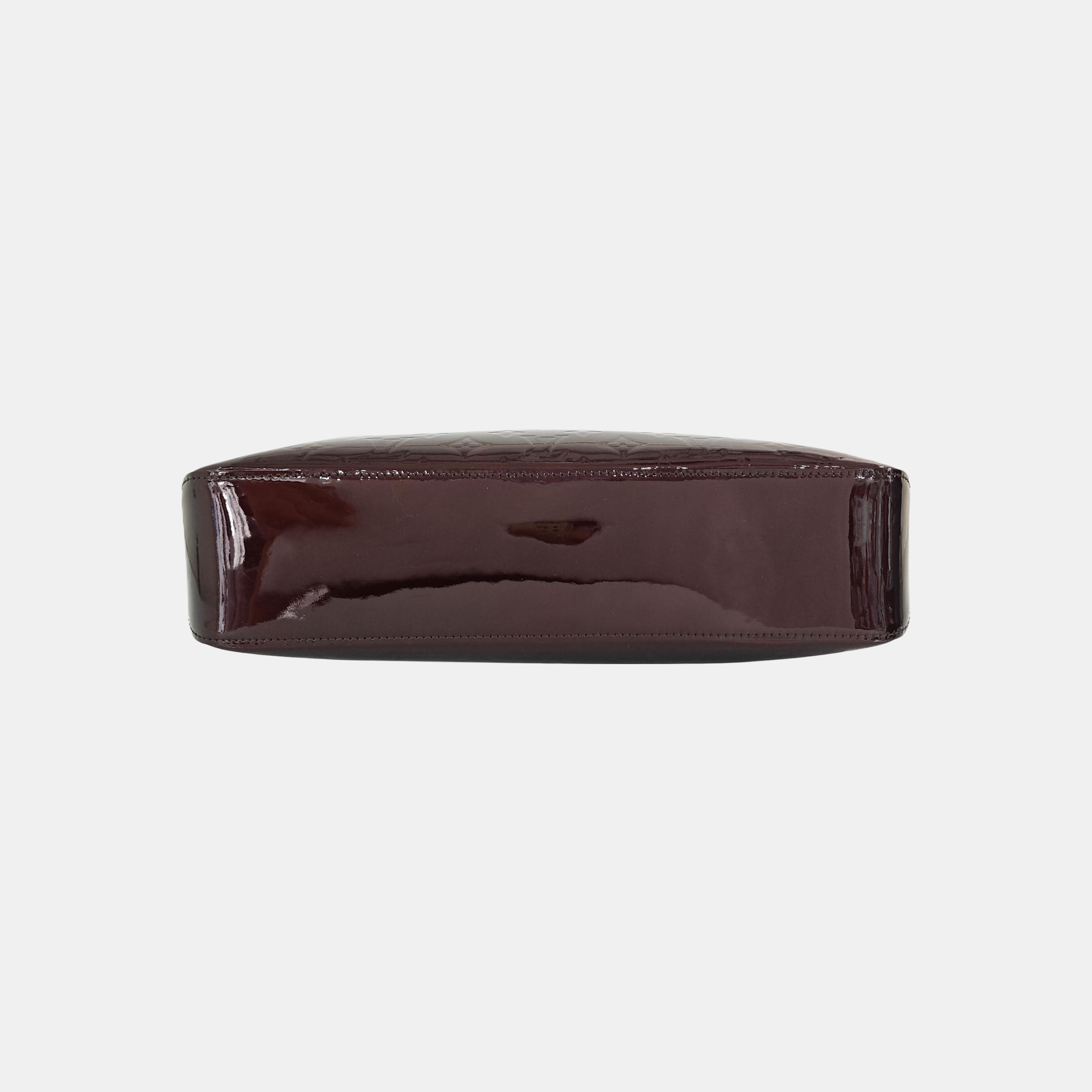 BRENTWOOD Monogram Patent Calfskin Red