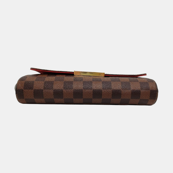 FAVORITE MM Damier Ebene Coated Canvas Brown