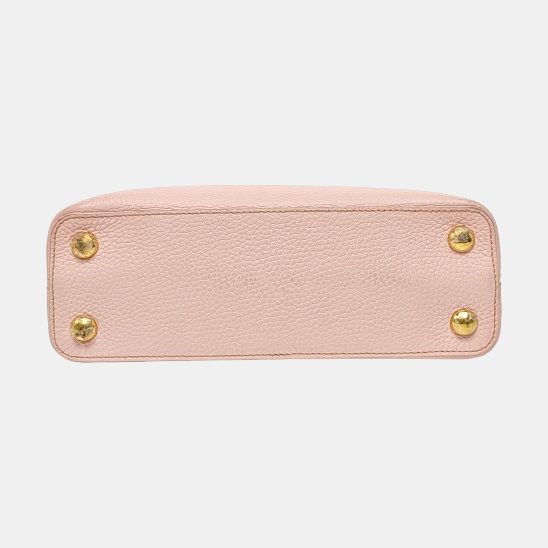 Authenticated pre-owned  CAPUCINES PM Calfskin Pink - Shoulder Bag at Looply