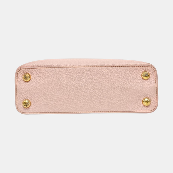 Authenticated pre-owned  CAPUCINES PM Calfskin Pink - Shoulder Bag at Looply
