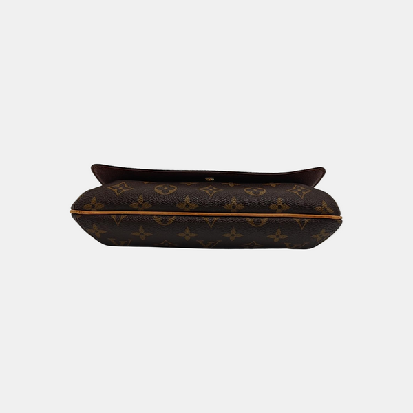 MUSETTE TANGO Monogram Coated Canvas Brown