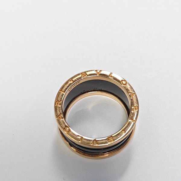 B.ZERO1 18k Rose Gold Ring EU 62