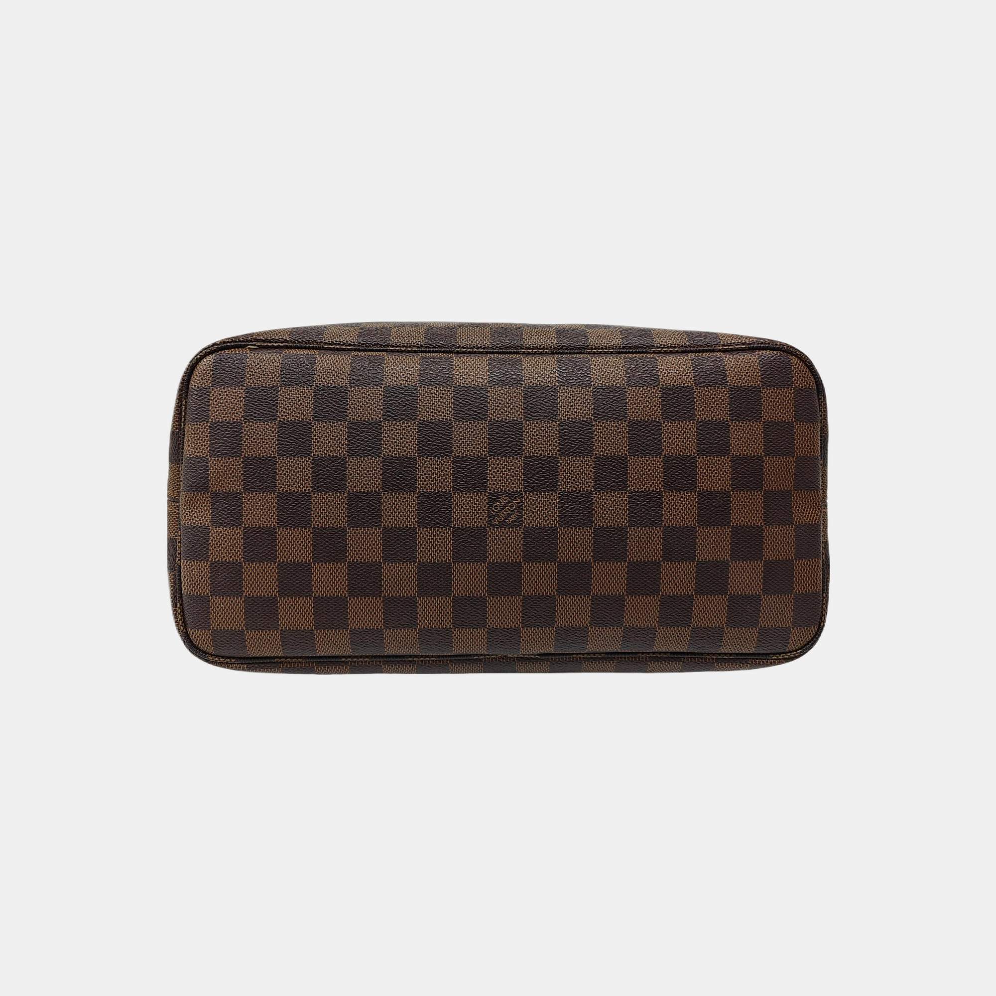NEVERFULL MM Damier Ebene Coated Canvas Brown