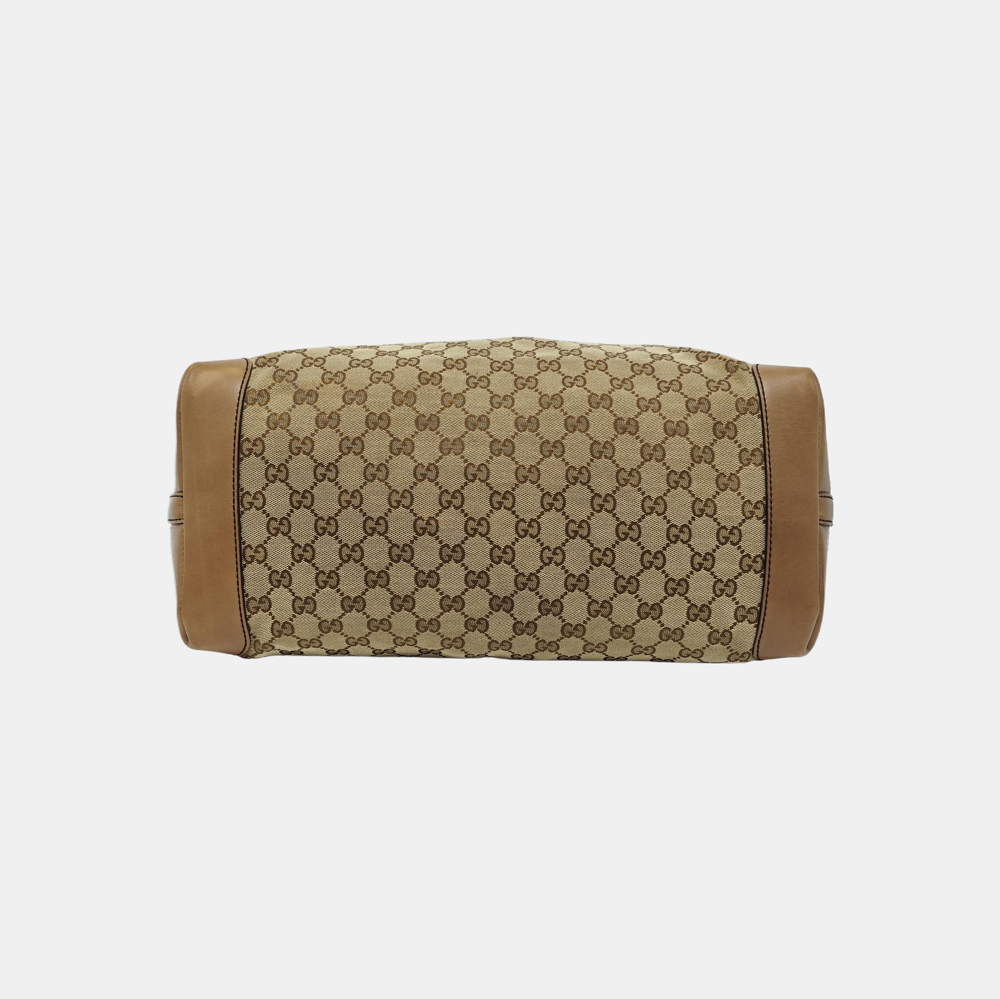 Monogram Canvas Tote Bag Beige