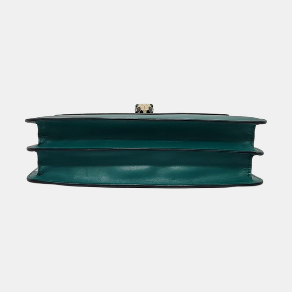 SERPENTI FOREVER Medium Calfskin Green