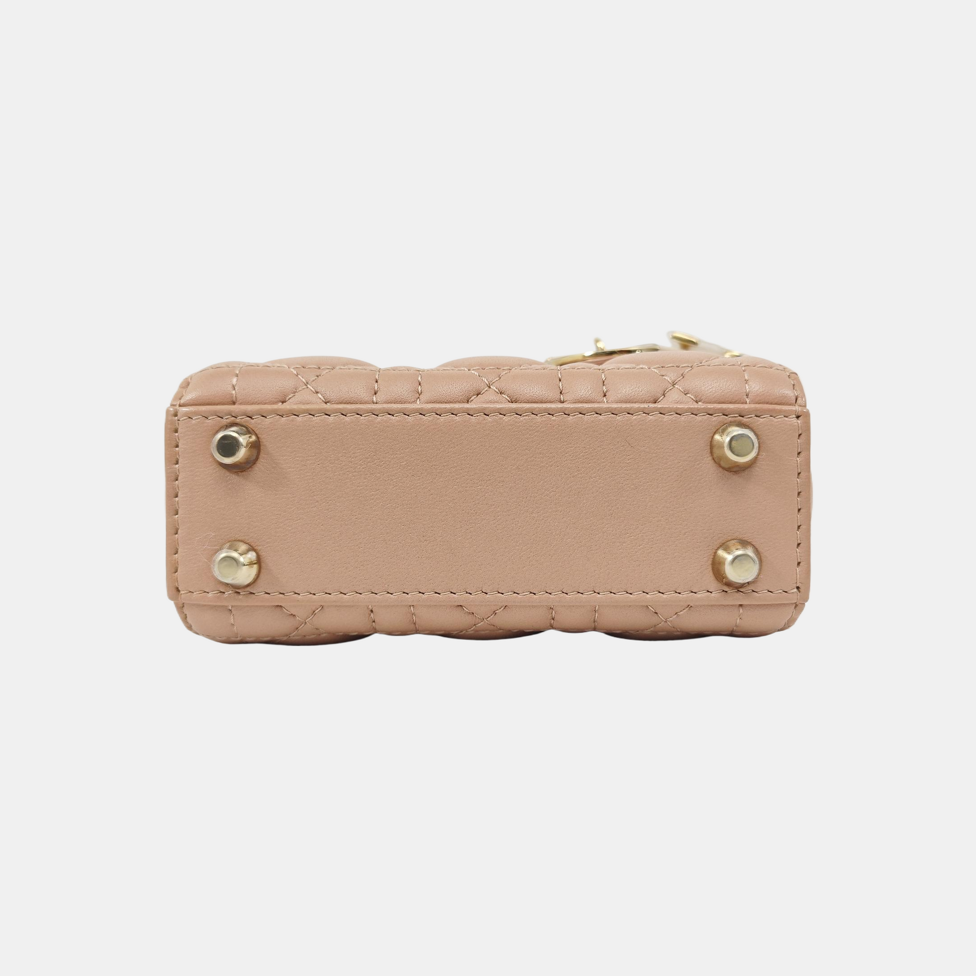 Lady Dior Super Mini Cannage Lambskin Pink