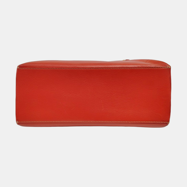 Calfskin Tote Bag Red