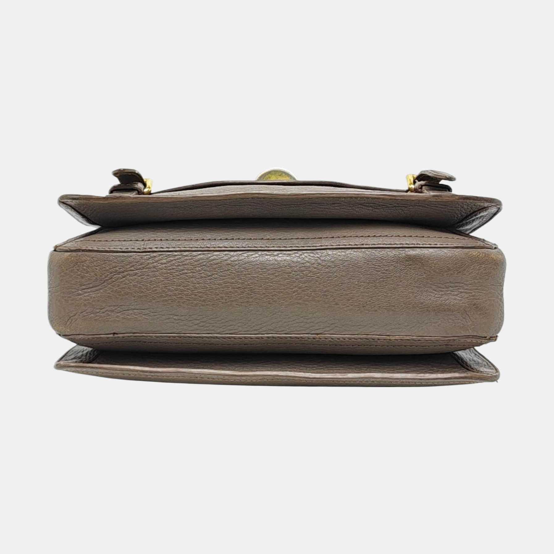 Calfskin Shoulder Bag Gray