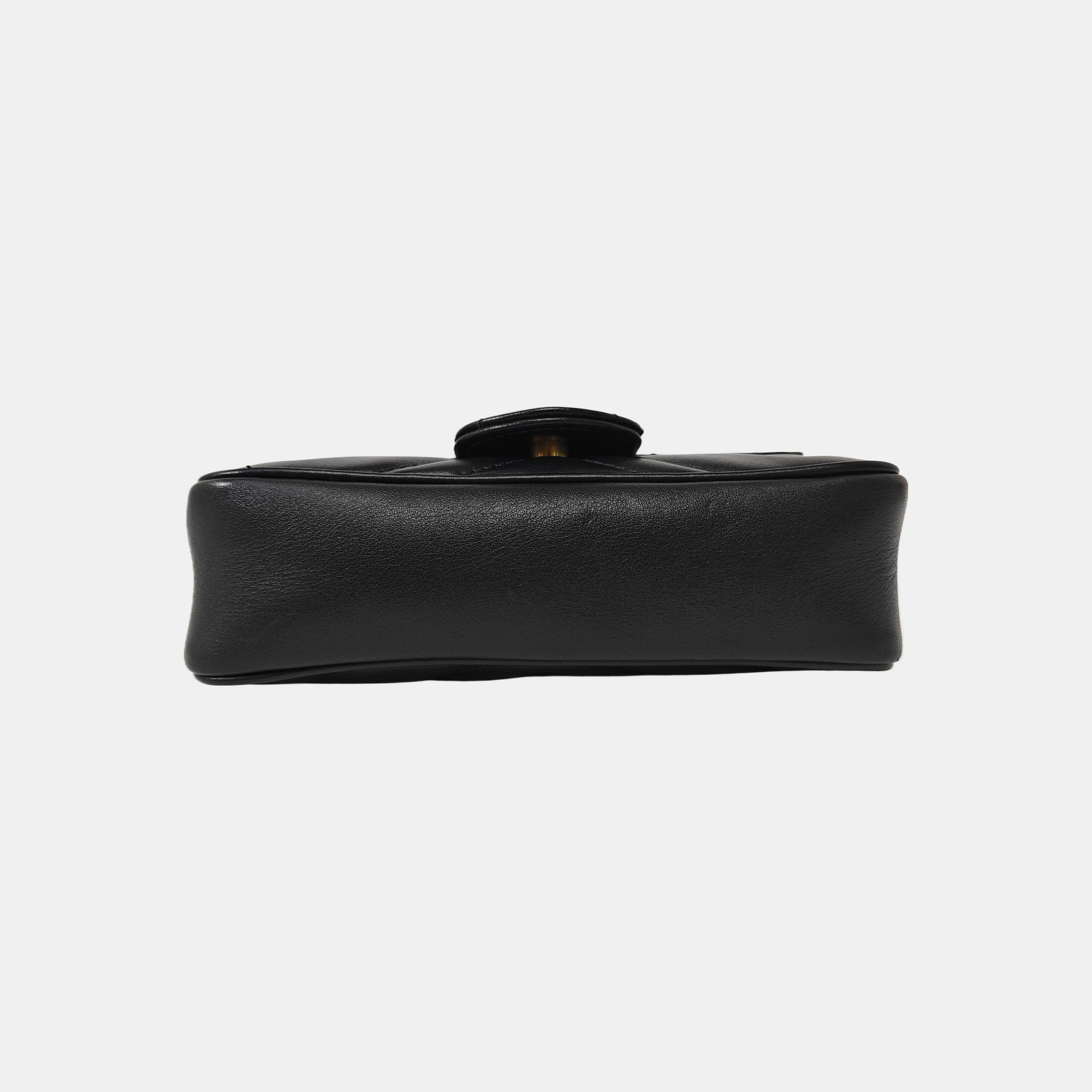 GG Marmont Mini Quilted Calfskin Black