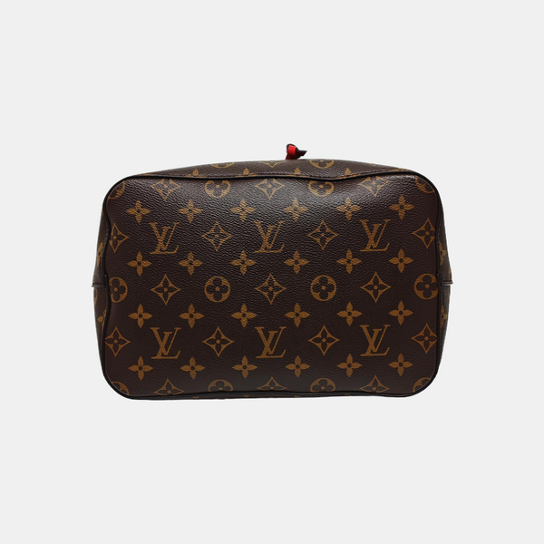 NÉONOÉ MM Monogram Coated Canvas Brown