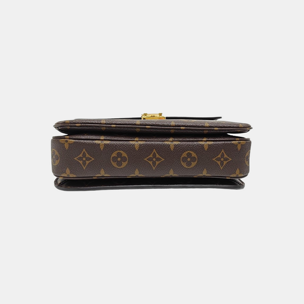 MÉTIS MM Monogram Coated Canvas Brown