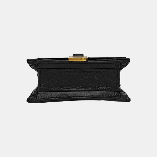 Crush Mini Quilted Calfskin Black