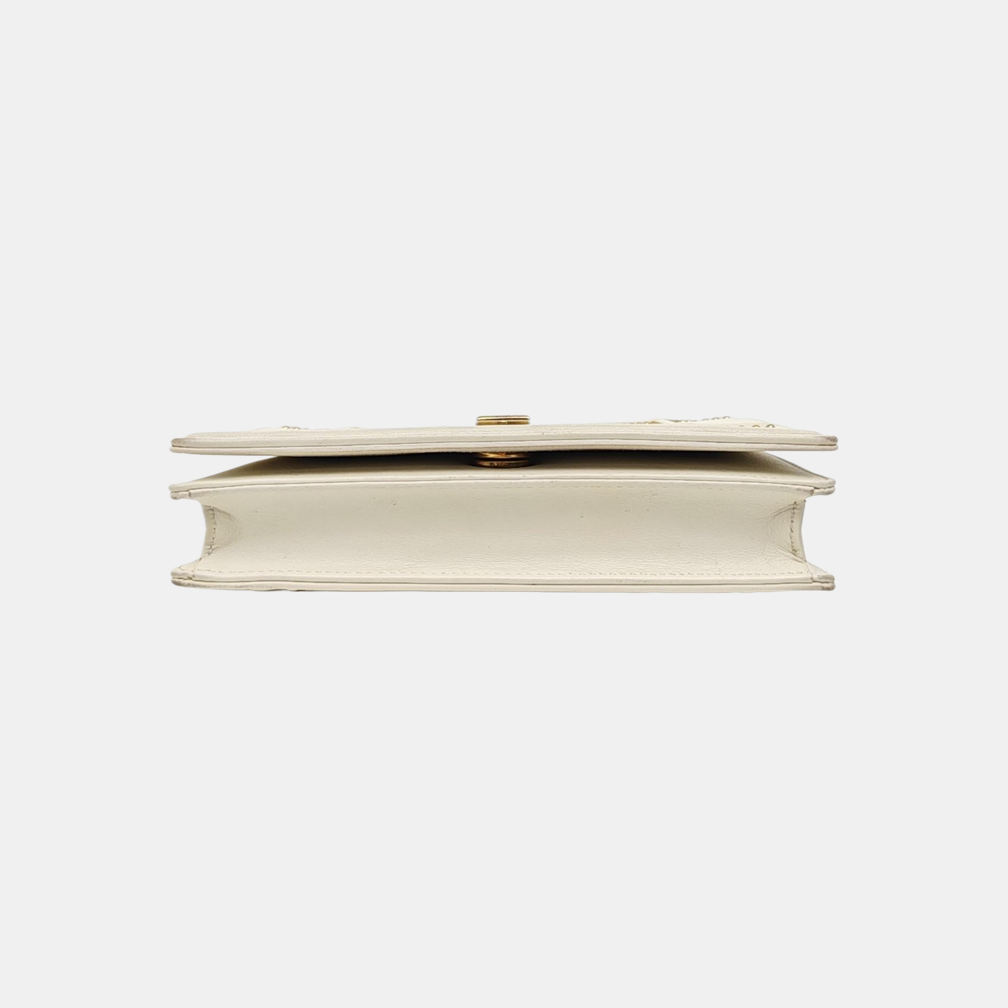 Diorama Cannage Lambskin White