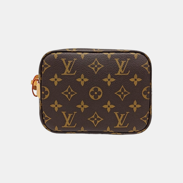 ALL IN Monogram Coated Canvas Brown