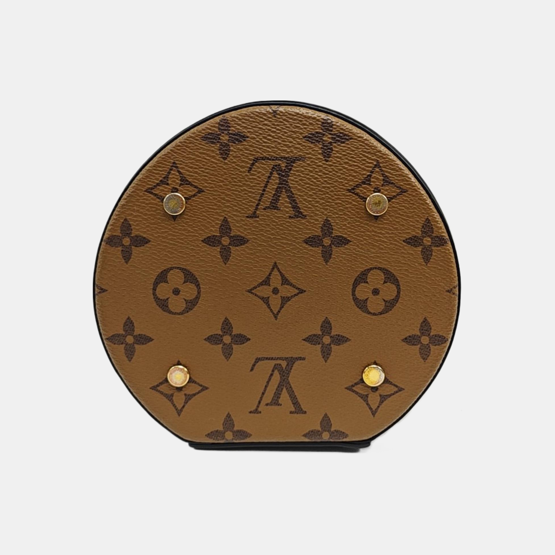 CANNES PM Monogram Coated Canvas Brown