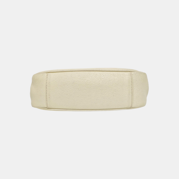 Calfskin Shoulder Bag White