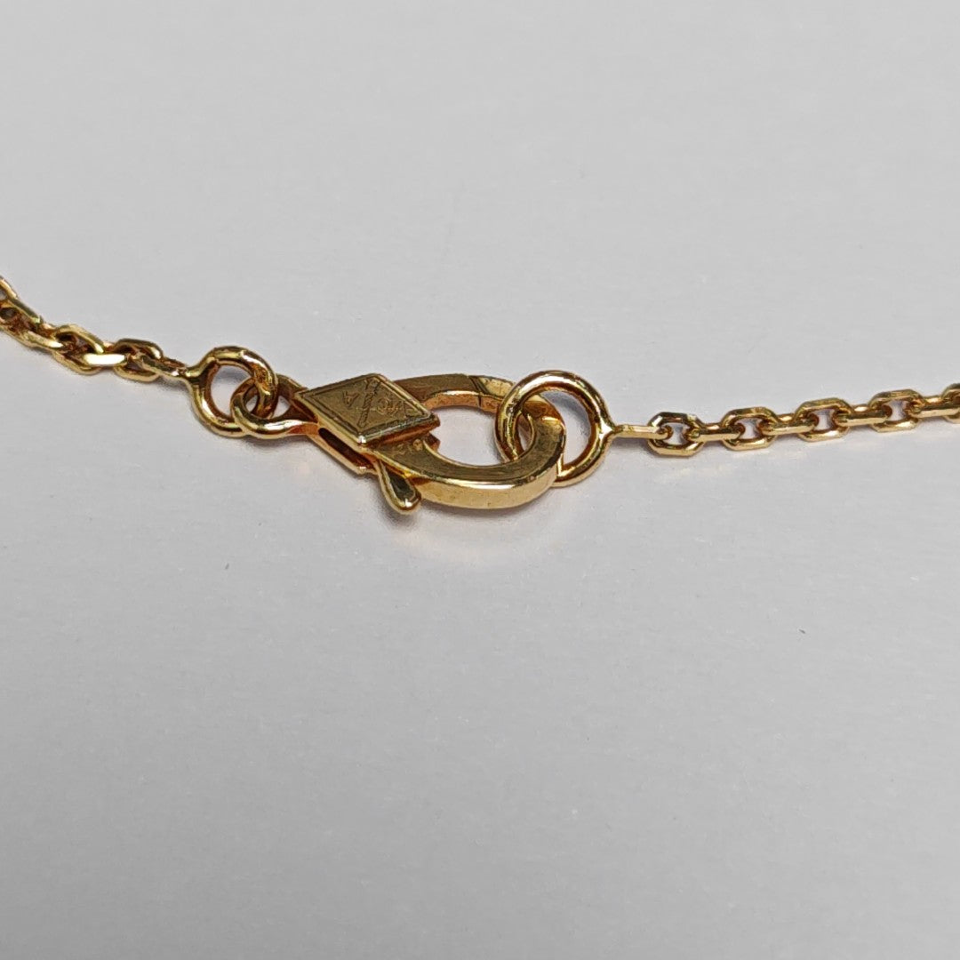 Vintage Alhambra 18k Gold Necklace