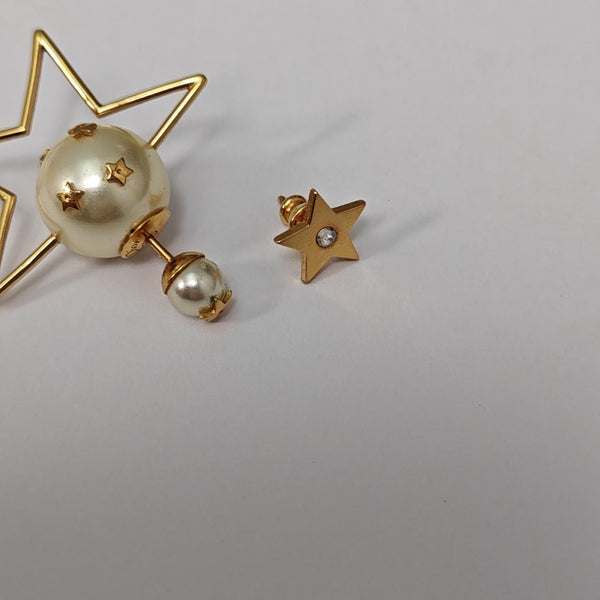 Metal Gold Stud Earrings