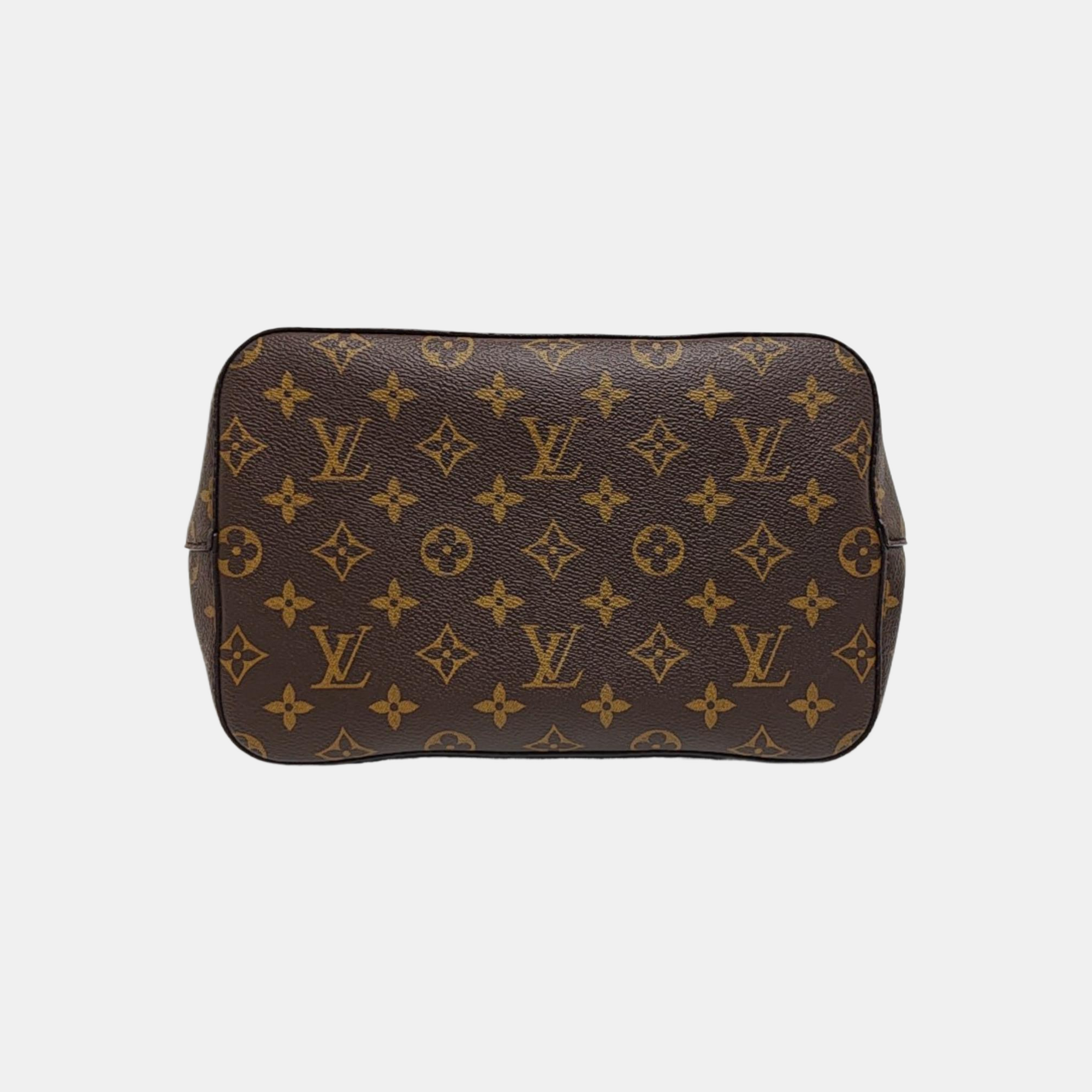 NÉONOÉ MM Monogram Coated Canvas Brown