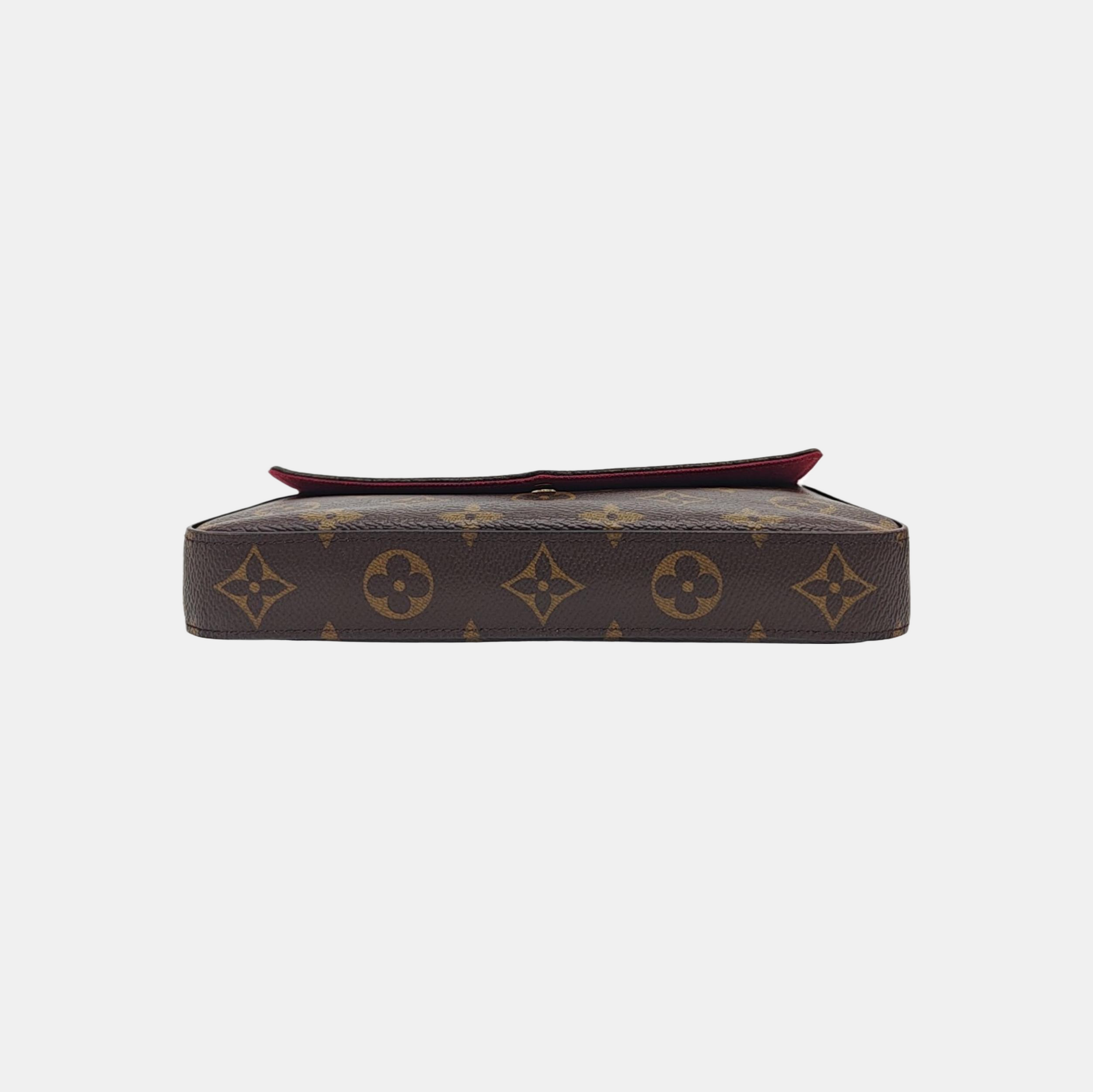 FÉLICIE Monogram Coated Canvas Brown