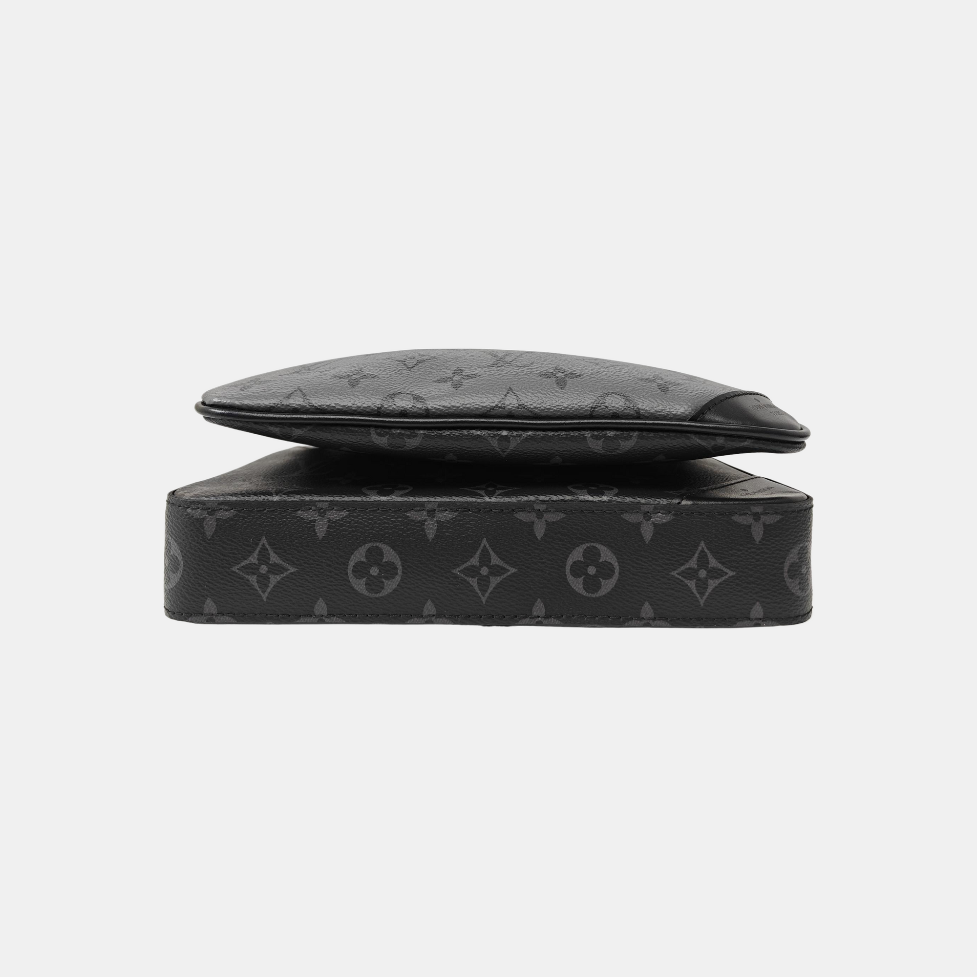 TRIO Monogram Coated Canvas Gray