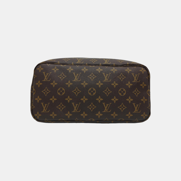 NEVERFULL MM Monogram Coated Canvas Brown