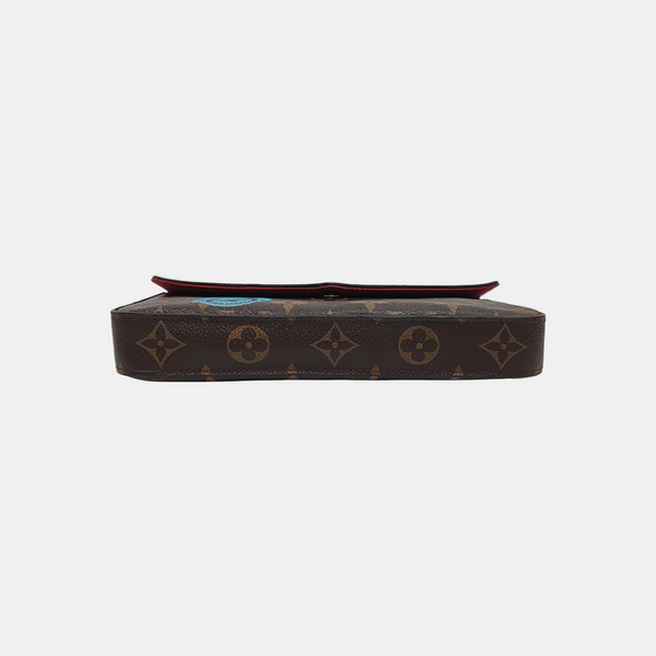 FÉLICIE Monogram Coated Canvas Brown
