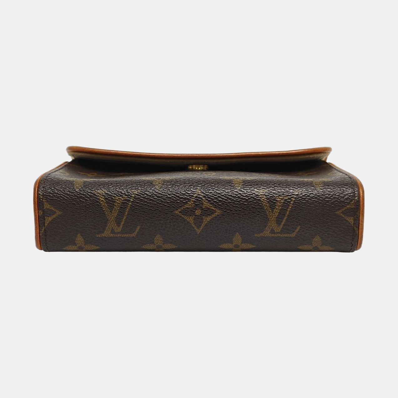 FLORENTINE Monogram Coated Canvas Brown