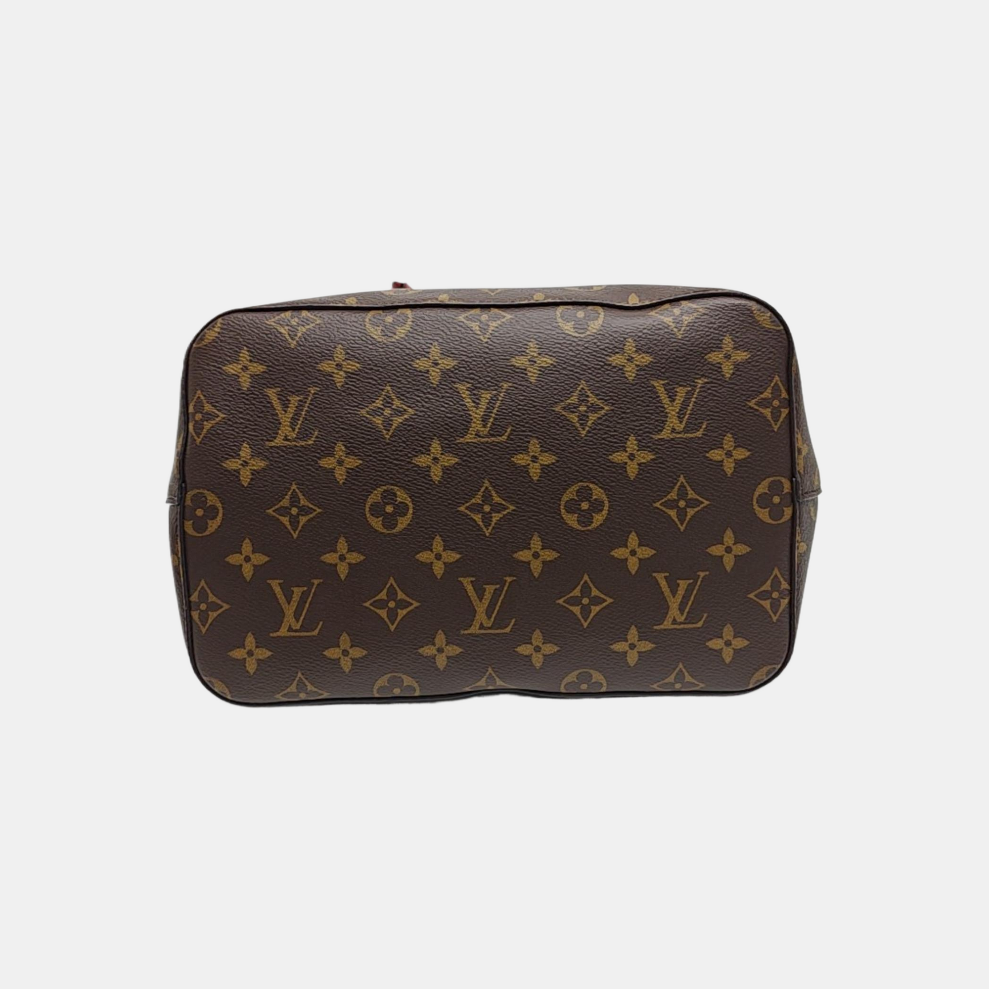 NÉONOÉ MM Monogram Coated Canvas Brown